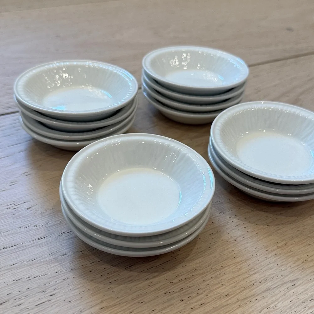 Crate & Barrel Mini Porcelain Pie Dish | 14 Total